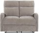 Coaster® Hamilton Sand Manual Reclining Loveseat-4