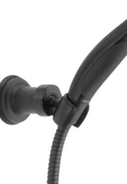 Delta Universal Showering Matte Black 2.5 GPM 9-Setting ActivTouch Hand Shower Wall Mounted-1