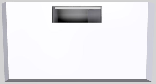 Vent-A-Hood® K Series 36" White Wall Mounted Liner Insert-2