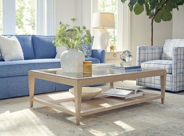 Lexington Home Sunday Morning Rockport Sandstone Rectangular Cocktail Table-1