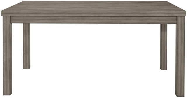 Mazin Furniture Bainbridge 7-Piece Weathered Gray Dining Table and Chair Set-1