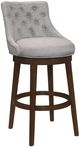 HH2 Home Halbrooke Chocolate/Smoke Gray Swivel Bar Stool-0