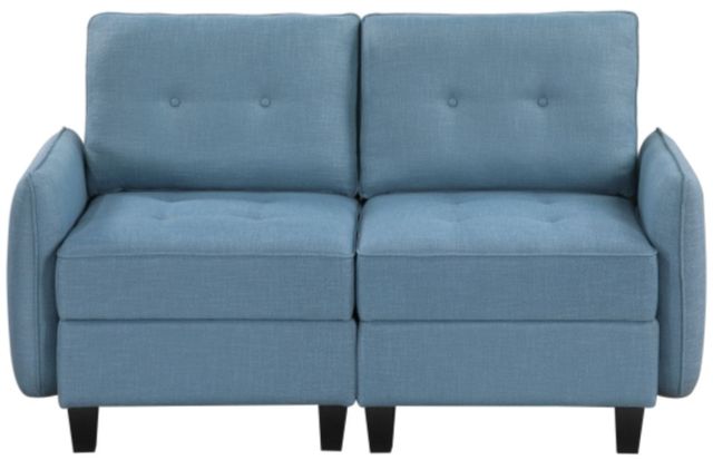 Homelegance® Garren Blue Loveseat-2
