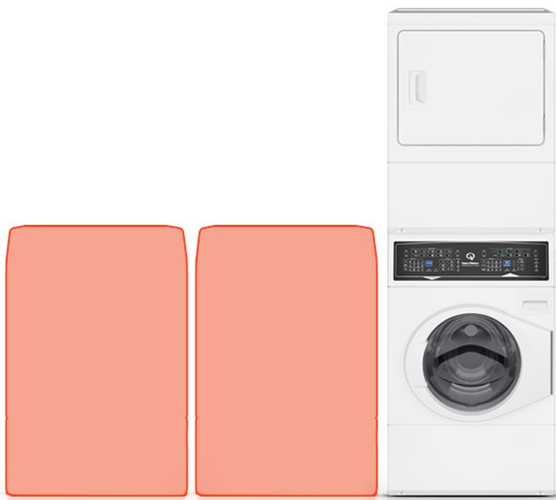 Speed Queen 3.42 Cu. Ft. Washer 7.0 Cu. Ft. Dryer White Stack Laundry Al s Appliance Appliance Sales and Service in Green Valley AZ