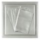 Olliix by Madison Park Essentials Satin 6 Pieces Light Grey King Wrinkle-Free Luxurious Sheet Set-0