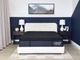 Dreamstar Bedding Hybrid Collection Midnight 14" Hybrid Jumbo Plush Euro Top Queen Split Head Mattress in a Box-1