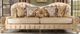 Homey Design 2-Piece Beige/Metallic Antique Gold Sofa Set-2