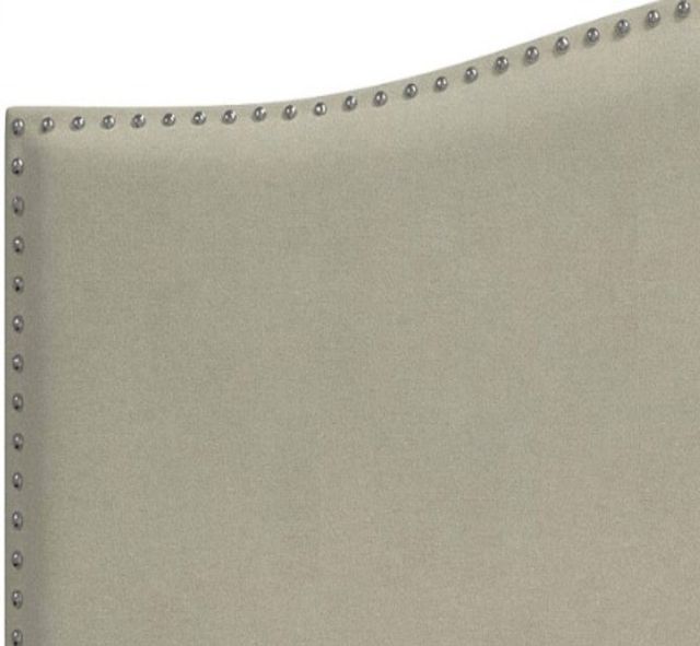 American Wholesale Furniture Leighford Beige Queen Upholstered Bed-3