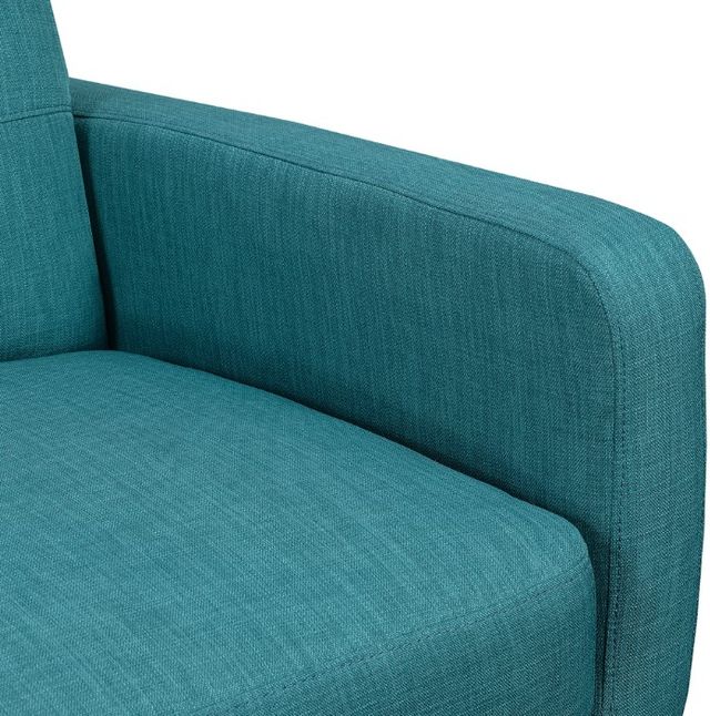 Elements International Hadley Heirloom Teal Blue Sofa-3