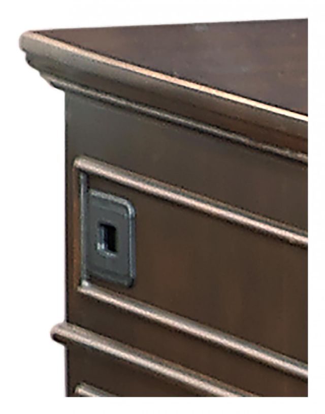 aspenhome® Weston Brown Ale 66" Desk for a Return-3