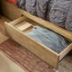Flexsteel® Normandy Cream/Driftwood Queen Upholstered Panel Bed-4