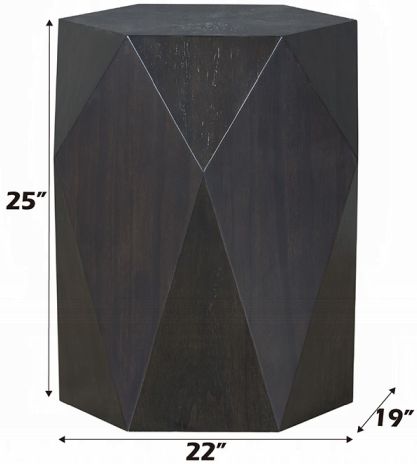 ACME Furniture Hanniel Antique Black End Table-2