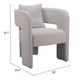 Zuo® Modern Melilla Misty Gray Dining Chair-1