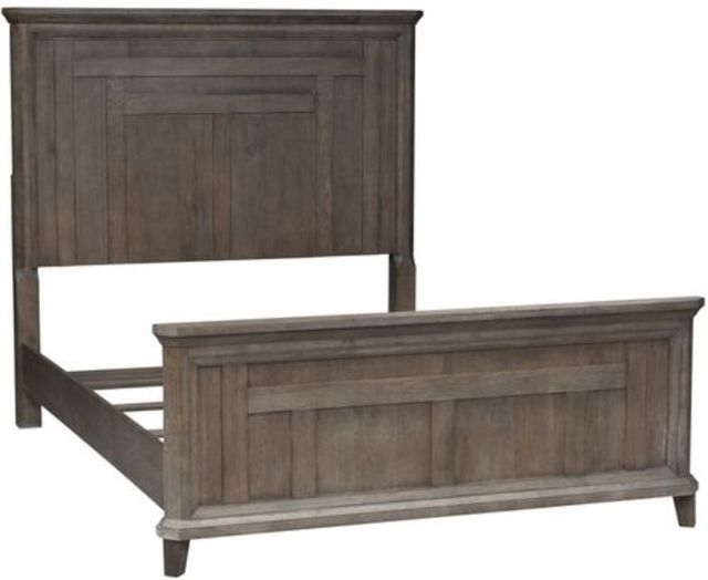 Liberty Furniture Artisan Prairie Gray Dusty Wax King Panel Bed-1