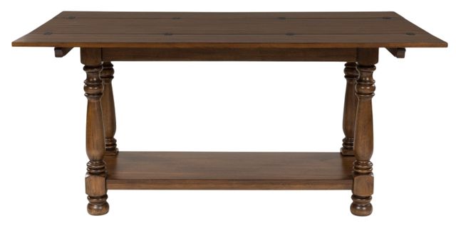 Signature Design by Ashley® Sturlayne Brown Flip Top Sofa Table-3