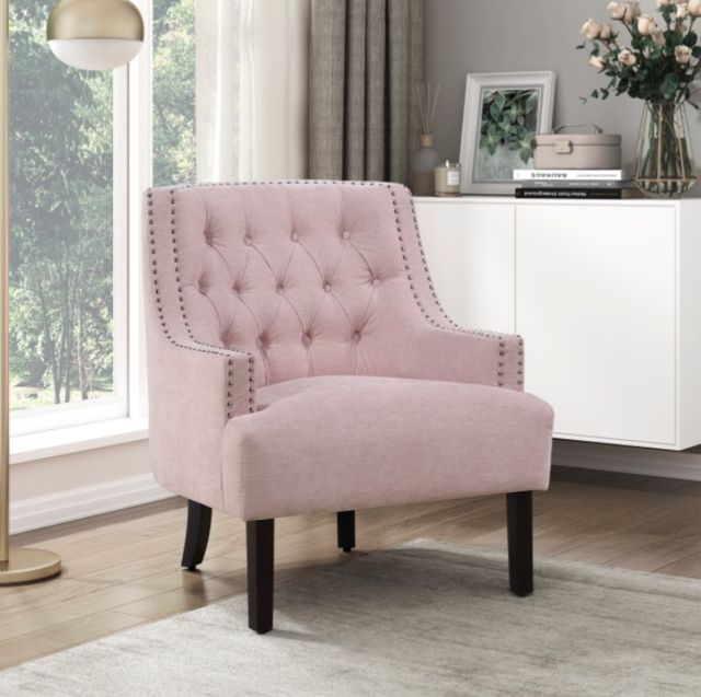 Homelegance® Charisma Pink Accent Chair-1