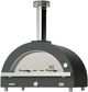 XO 40" Black Countertop Natural Gas and Wood Pizza Oven-0