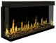 Modern Flames Orion Black 76" Multi Virtual Electric Fireplace-0