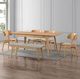 Winners Only® Uptown Natural Oak Barrel Back Side Chair-2