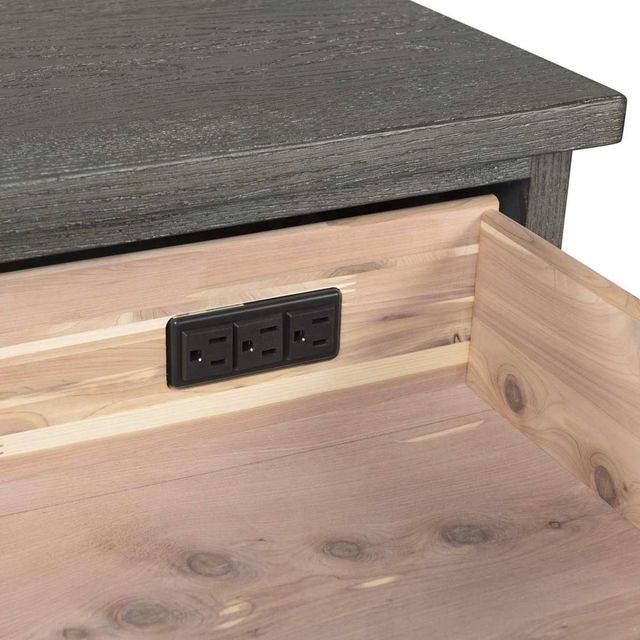 Intercon Oak Park Pewter Nightstand-1