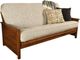 Kodiak Furniture Lexington Canton Gray/Weathered Brown Full Futon with Mattress-0