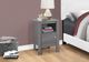 Monarch Specialties Inc. Grey Side Table-3