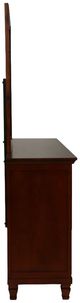 New Classic® Home Furnishings Tamarack Brown Cherry Dresser and Mirror Set-4