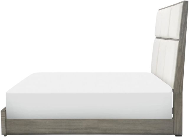 Legacy Classic Terra Luna Nightfall/White Cloud California King Upholstered Panel Bed-3