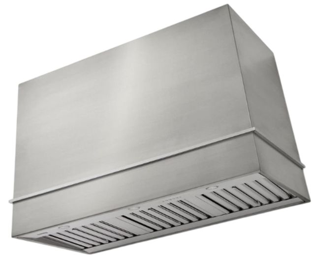 AGA Loge 48" Stainless Steel Wall Mounted Range Hood with Brushed Brass Trim-0