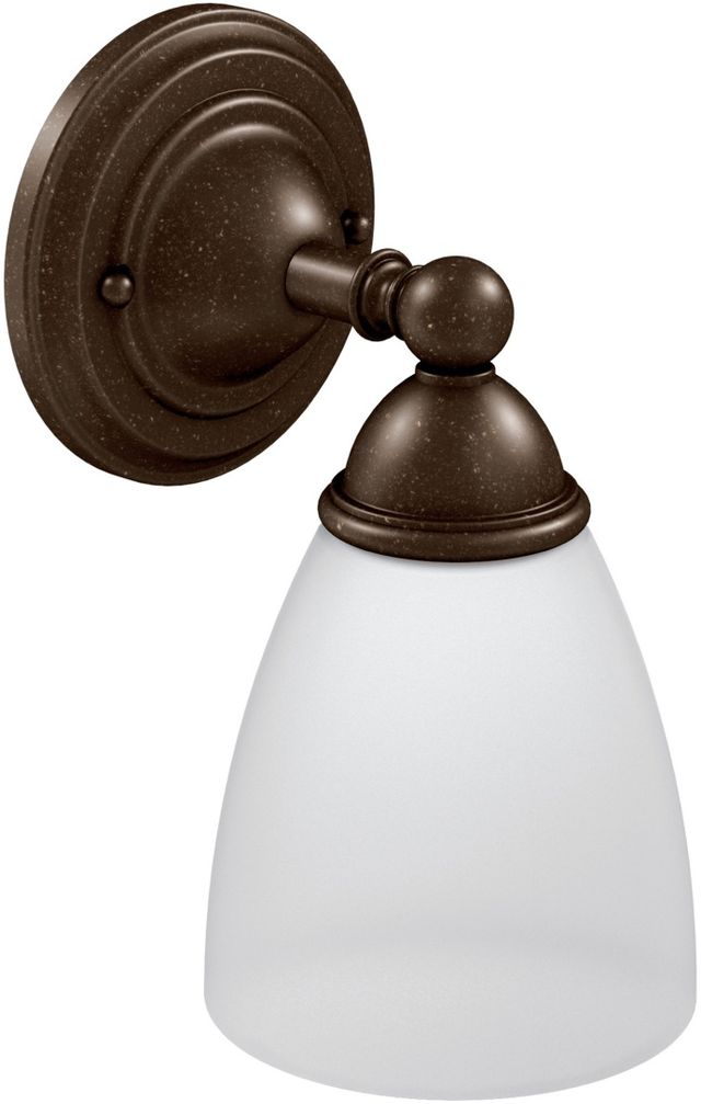 Moen® Brantford™ Oil Rubbed Bronze One Globe Bath Light-0