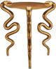 Currey & Company Serpent Antique Brass Accent Table-1