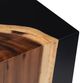 Crestview Collection Cavallo Brown End Table with Black Base-3