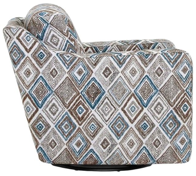 Franklin™ Hughes Los Alamos Teal Swivel Accent Chair-2