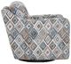 Franklin™ Hughes Los Alamos Teal Swivel Accent Chair-2
