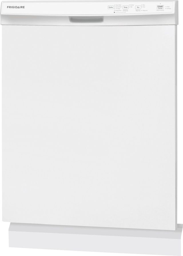 Frigidaire® 24" White Front Control Built In Dishwasher-2