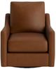 Bassett® Furniture Customizable Benchmade Premier Leather Slope Arm Swivel Chair-1