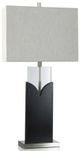 Stylecraft Black/Off-White Table Lamp-0