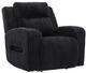 Signature Design by Ashley® Forest Lake Black Power Recliner with Adjustable Headrest-0