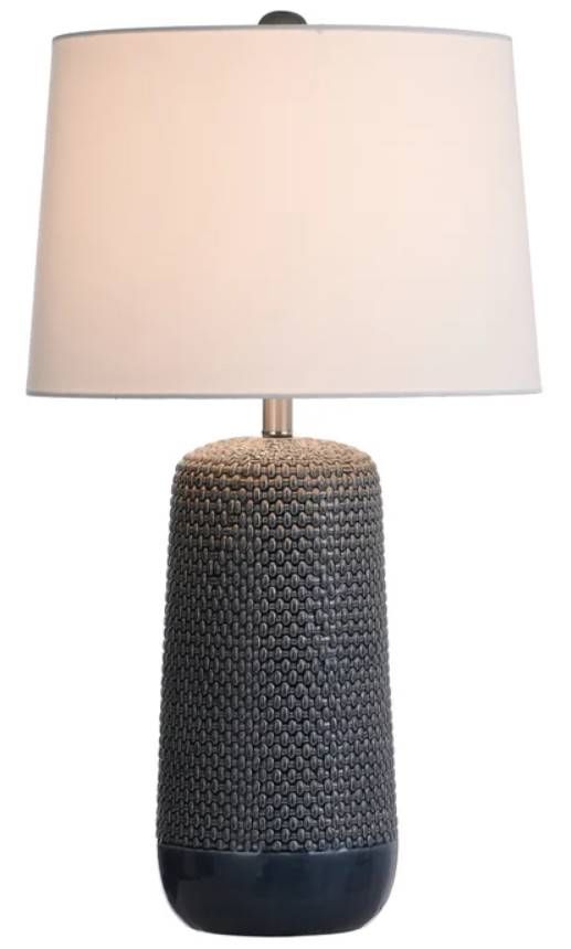 Stylecraft Patley Blue/White Table Lamp -1