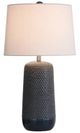 Stylecraft Patley Blue/White Table Lamp -1