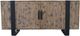 Nest Home Collections Huntington Antique Black/Natural Wine Cabinet-0