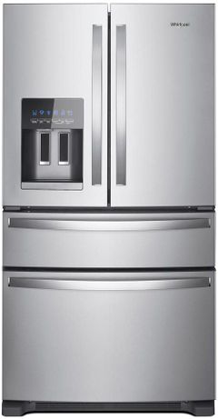 Whirlpool® 36 in. 24.5 Cu. Ft. Fingerprint Resistant Stainless Steel French Door Refrigerator