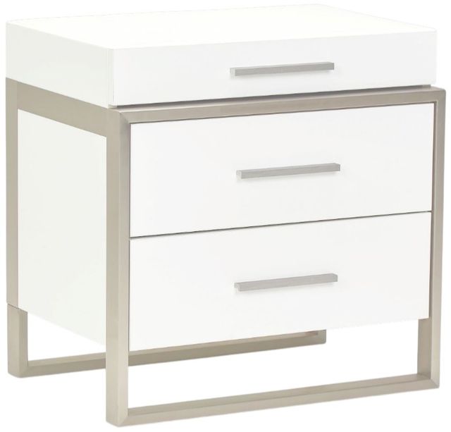 Michael Amini® Marquee Cloud White Nightstand-0