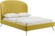 TOV Furniture Vivi Burnt Gold Velvet Queen Bed-1