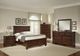 Vaughan-Bassett Reflections Dark Cherry Queen Mansion Storage Bed-3