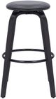 Armen Living Harbor Black/Gray Swivel Bar Stool-2