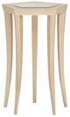 Michael Amini® La Rachelle Glass Top Chair Side Table with Medium Champagne Legs-3