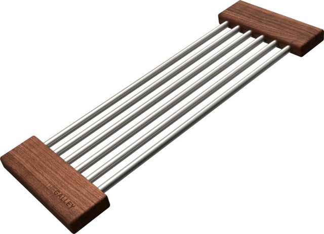 The Galley® American Black Walnut Lower Tier Mini Drying Rack-0