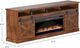 Legends Home Farmhouse Aged Whiskey 94" Fireplace Console-2
