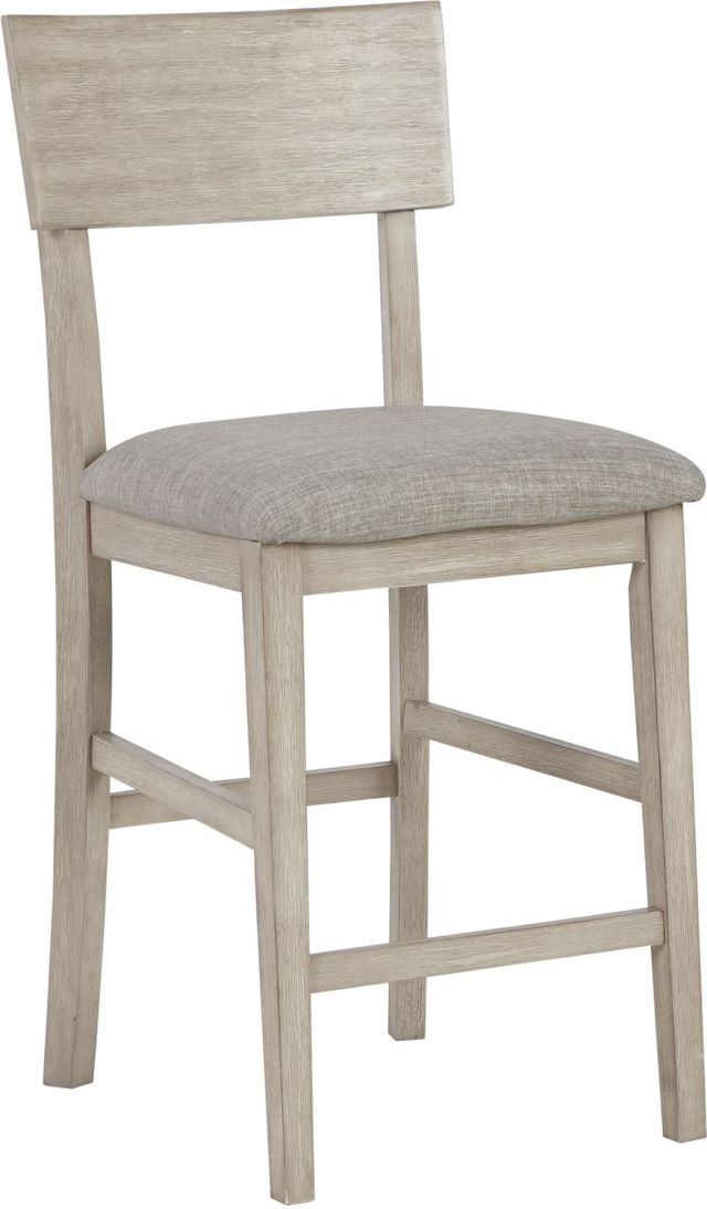 Signature Design by Ashley® Waylowe Beige Upholstered Bar Stool-0